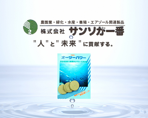 活魚輸送のための酸素発生剤、菊栽培のためのサンソ発生剤なら株式会社サンソが一番